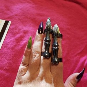 Skeleton finger rings